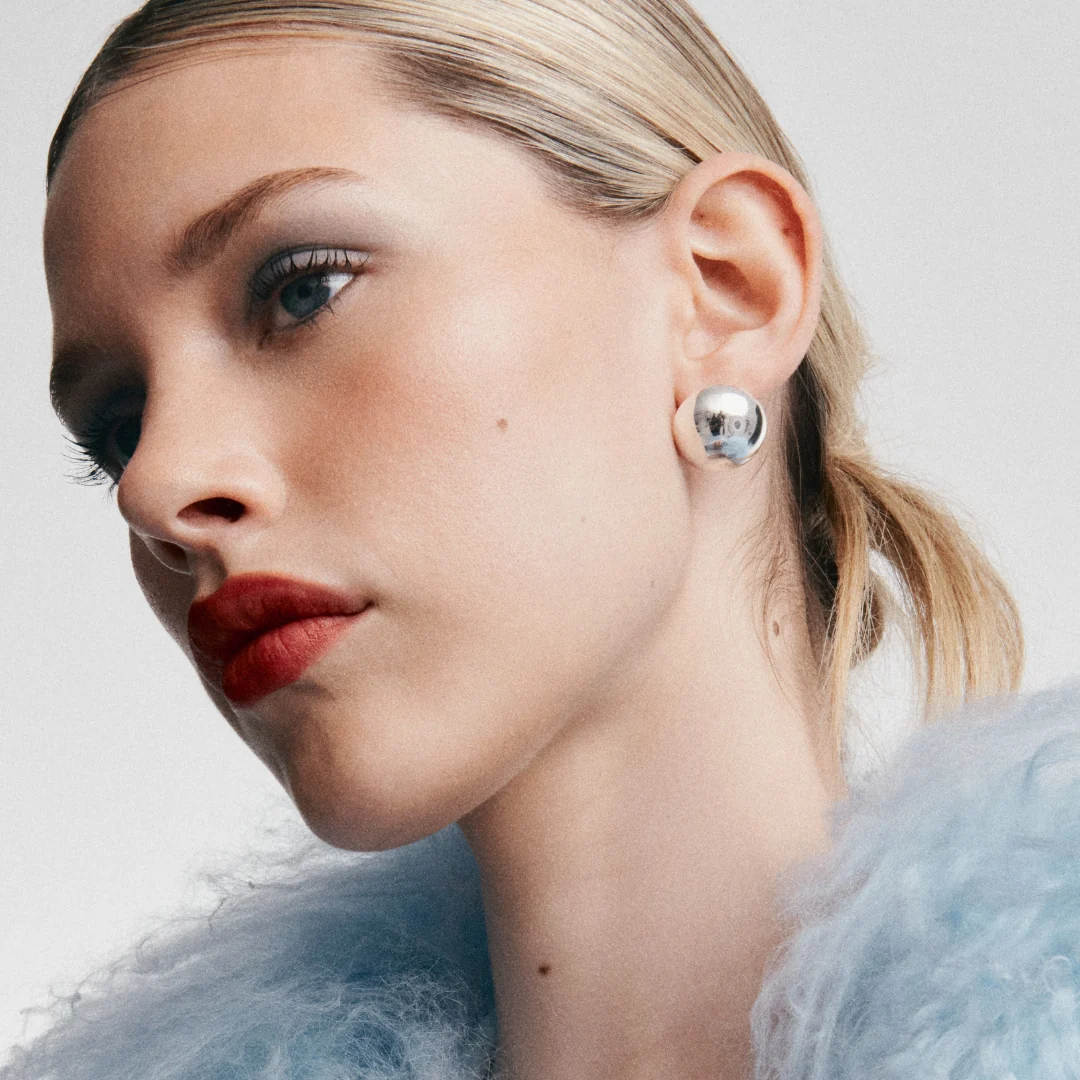 Dome Studs - Silver - Image 3