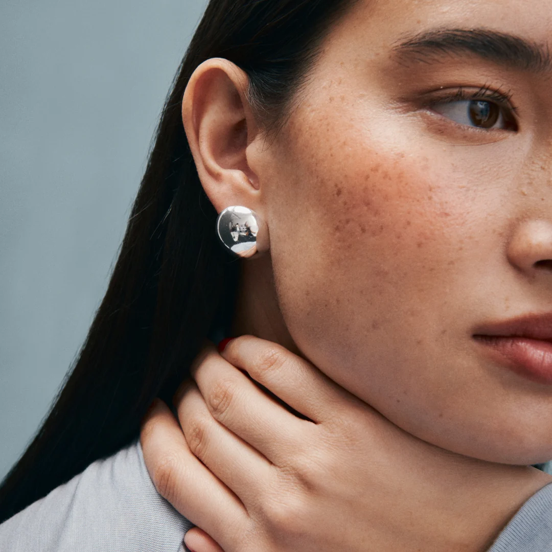 Dome Studs - Silver - Image 4