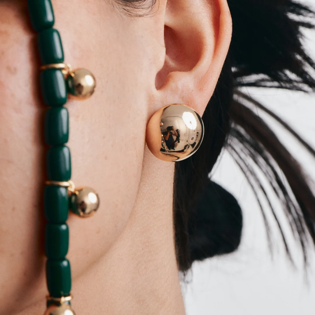 Dome Studs - Gold - Image 3