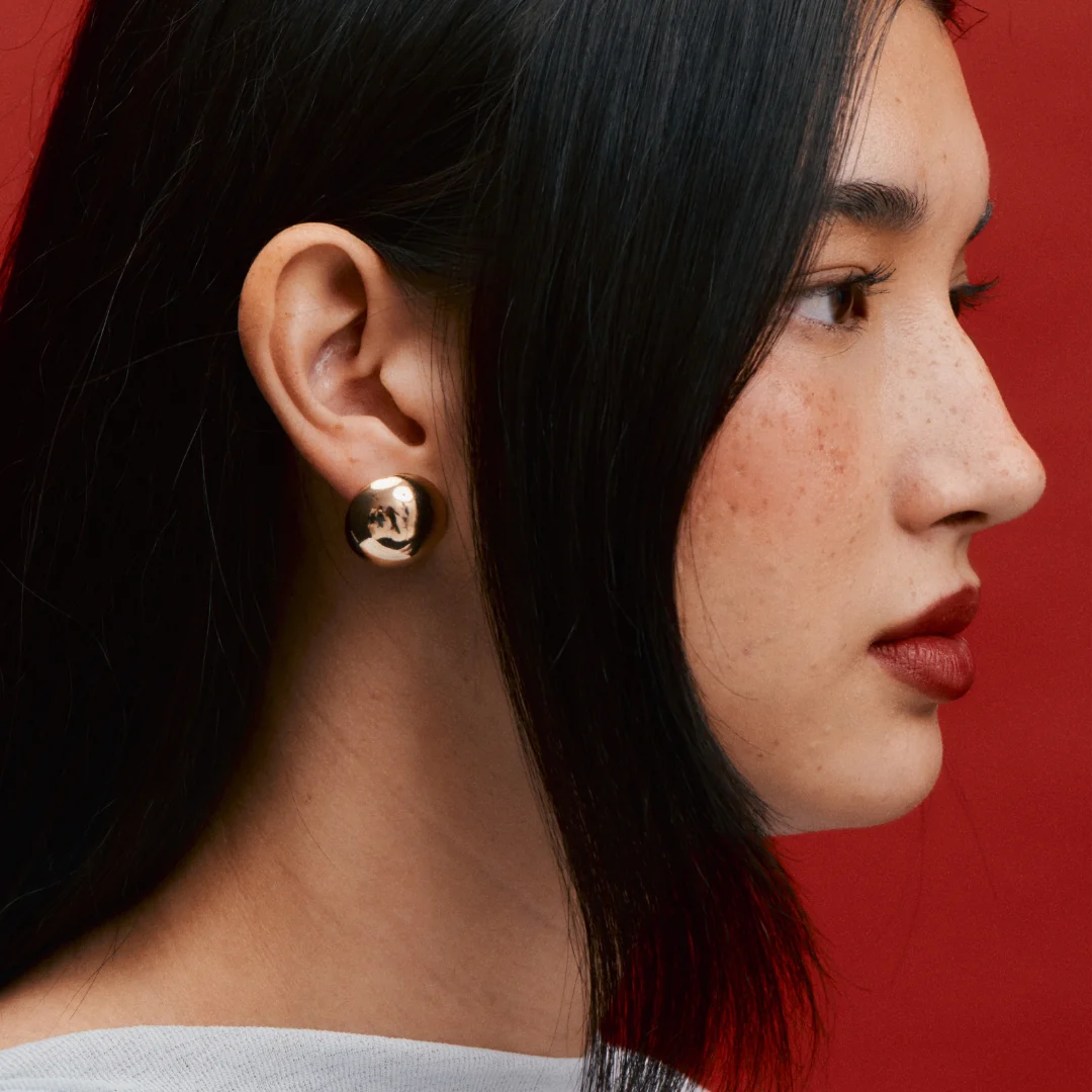 Dome Studs - Gold - Image 4