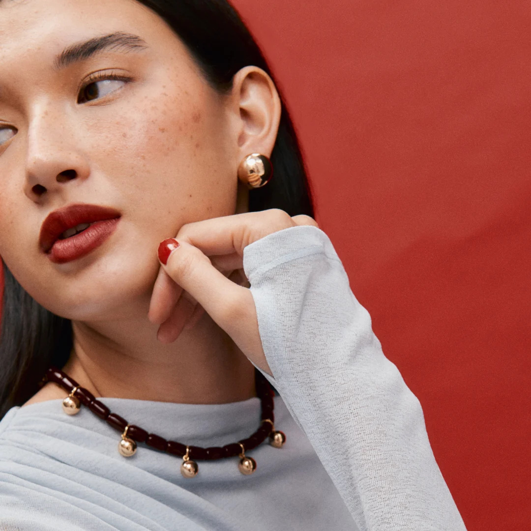 Dome Studs - Gold - Image 5