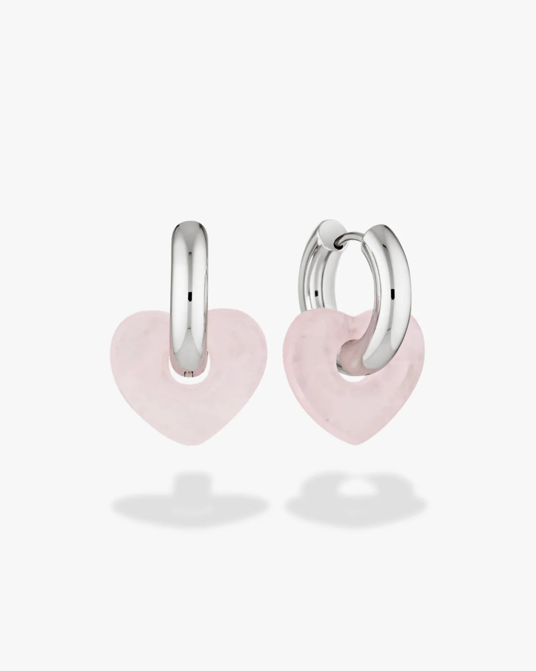 Lisa Puffy Heart Earrings (Natural Stones) - Image 13