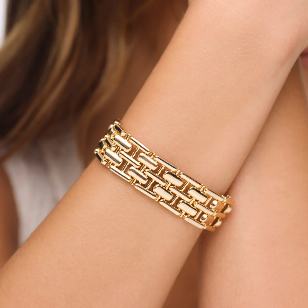 Orla Watchband Bracelet - Gold - Image 3