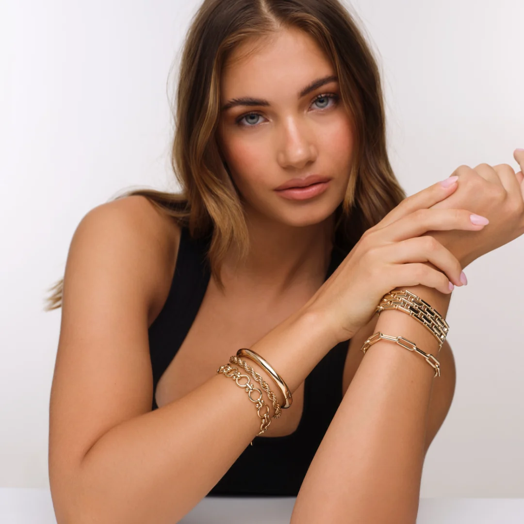 Orla Watchband Bracelet - Gold - Image 5
